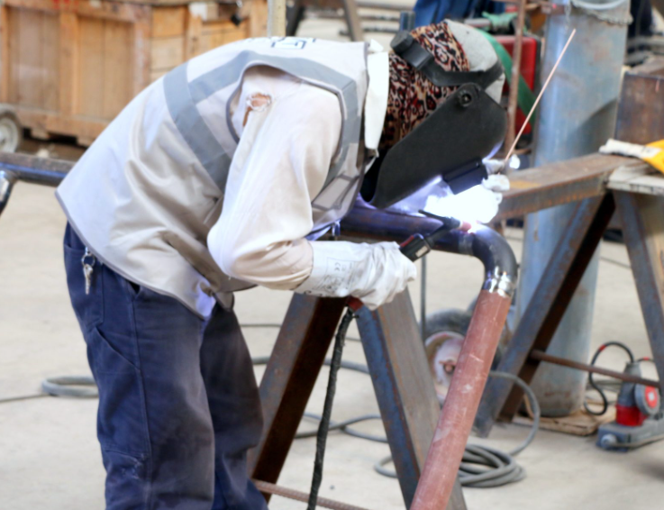 Finished metal structure